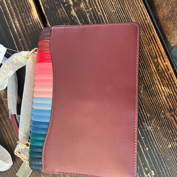 Coach Klare Limited edition Rainbow Gradient Stripe Bag - Picture 11 of 12